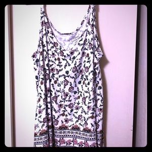 Torrid, floral tank top